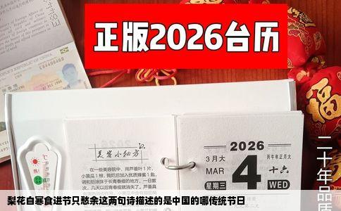 梨花自寒食进节只愁余这两句诗描述的是中国的哪传统节日