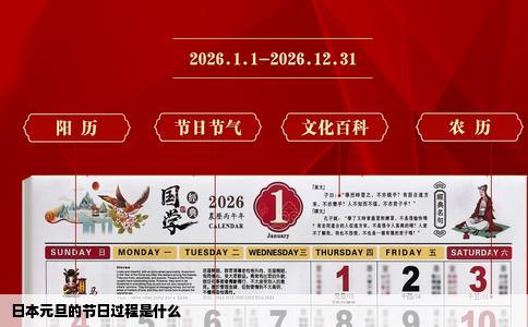 日本元旦的节日过程是什么