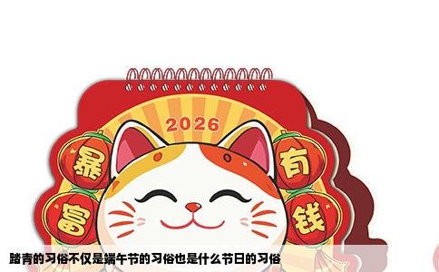 踏青的习俗不仅是端午节的习俗也是什么节日的习俗