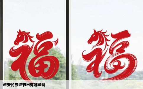 雅安民族过节日有哪些啊