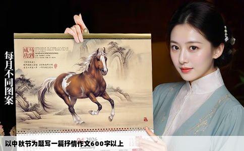 以中秋节为题写一篇抒情作文600字以上