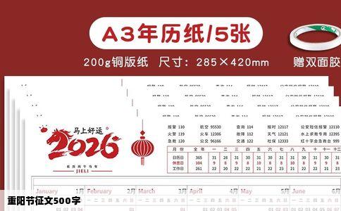 重阳节征文500字